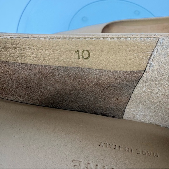 Everlane The Day Glove Flats Tan Caramel Leather Size 10 Minimalist Shoes - Picture 8 of 10